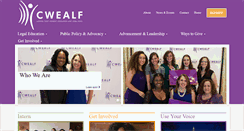 Desktop Screenshot of cwealf.org